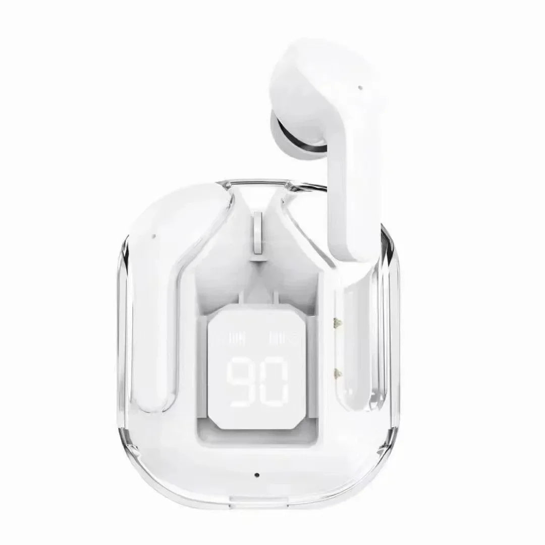 T2 TWS Bluetooth wireless earbuds, HIFI transparent earbuds, LED power supply digital display stereo,suitable for Phone