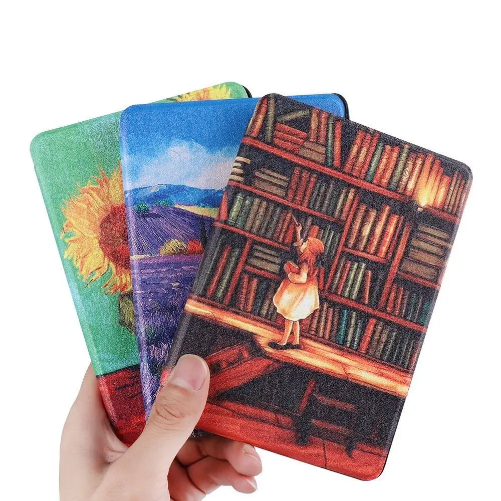 All-new with Hand Support 6 inch e-Reader Case PU Leather 6 inch Ebook Cover Shockproof for Kindle 2022/2024 11/12th Generation