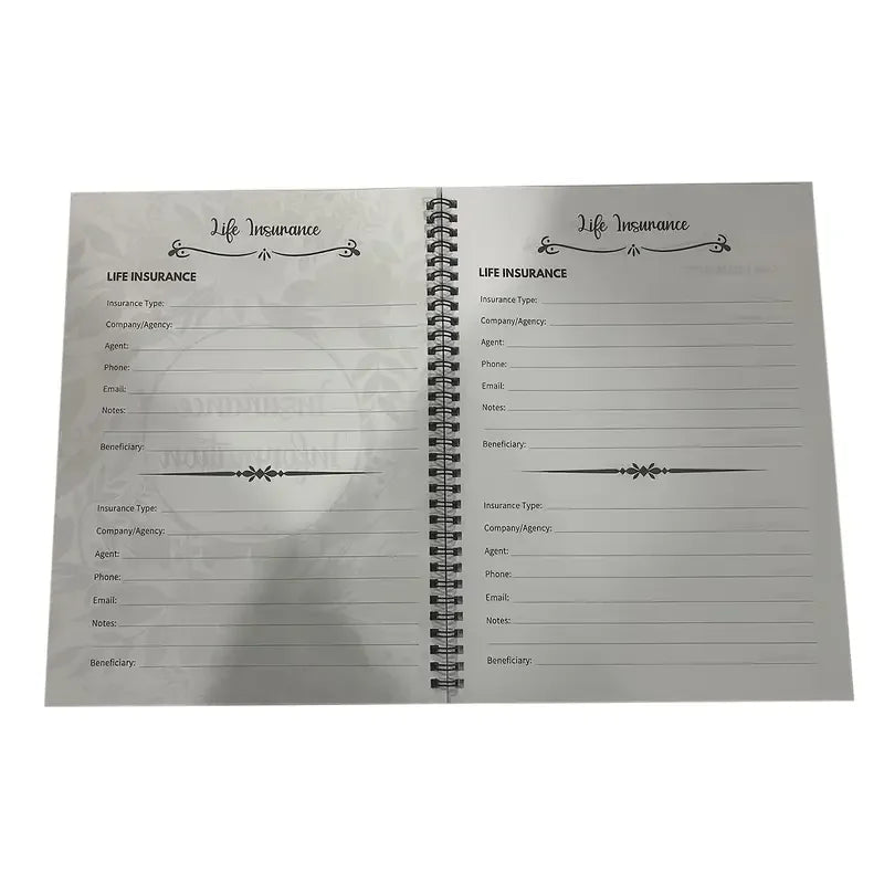 Daily Planner Notepad My Final Wishes End of Life Planner Journal Notebook Everything You Need to Know When I'm Gone Last Wishes