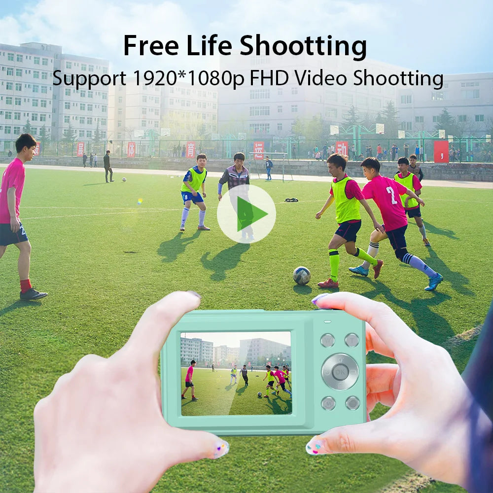 Digital Camera Children Camera for Children Camcorder with 16x Zoom Compact Cameras 1080P 44MP Cameras for Beginner Photography