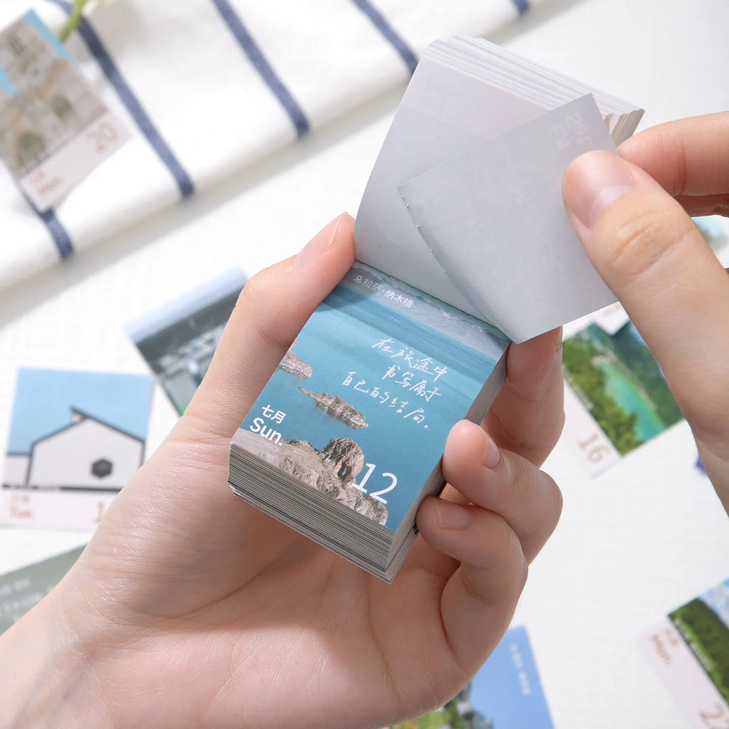 Journal GO Mini 365 Day Calendar 2026 Planner Yearly Agenda Organizer with Memo Notes for Home Office School Daily Schedule