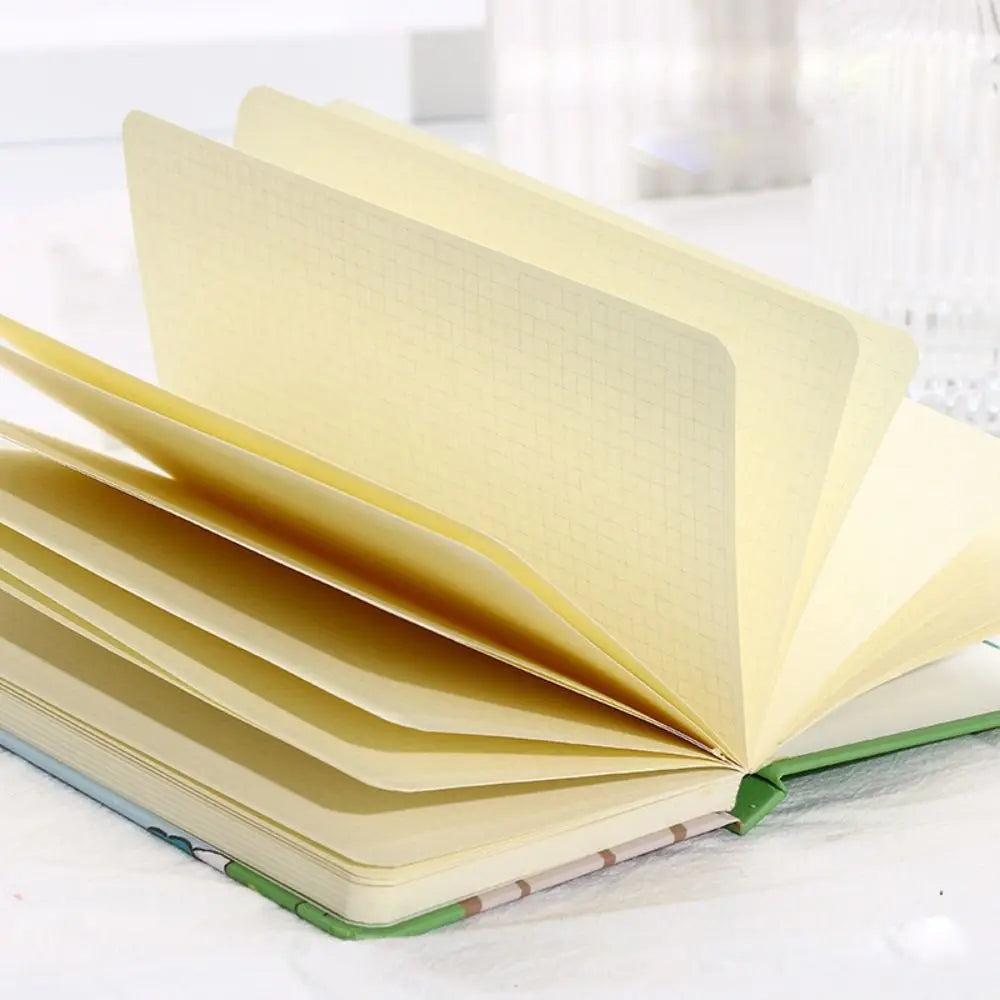 Monthly Planner Journal Daily Book Hand Account Notebook Plaid Memo Notebook Agenda Diary Book DIY Albums Scrapbooking Book