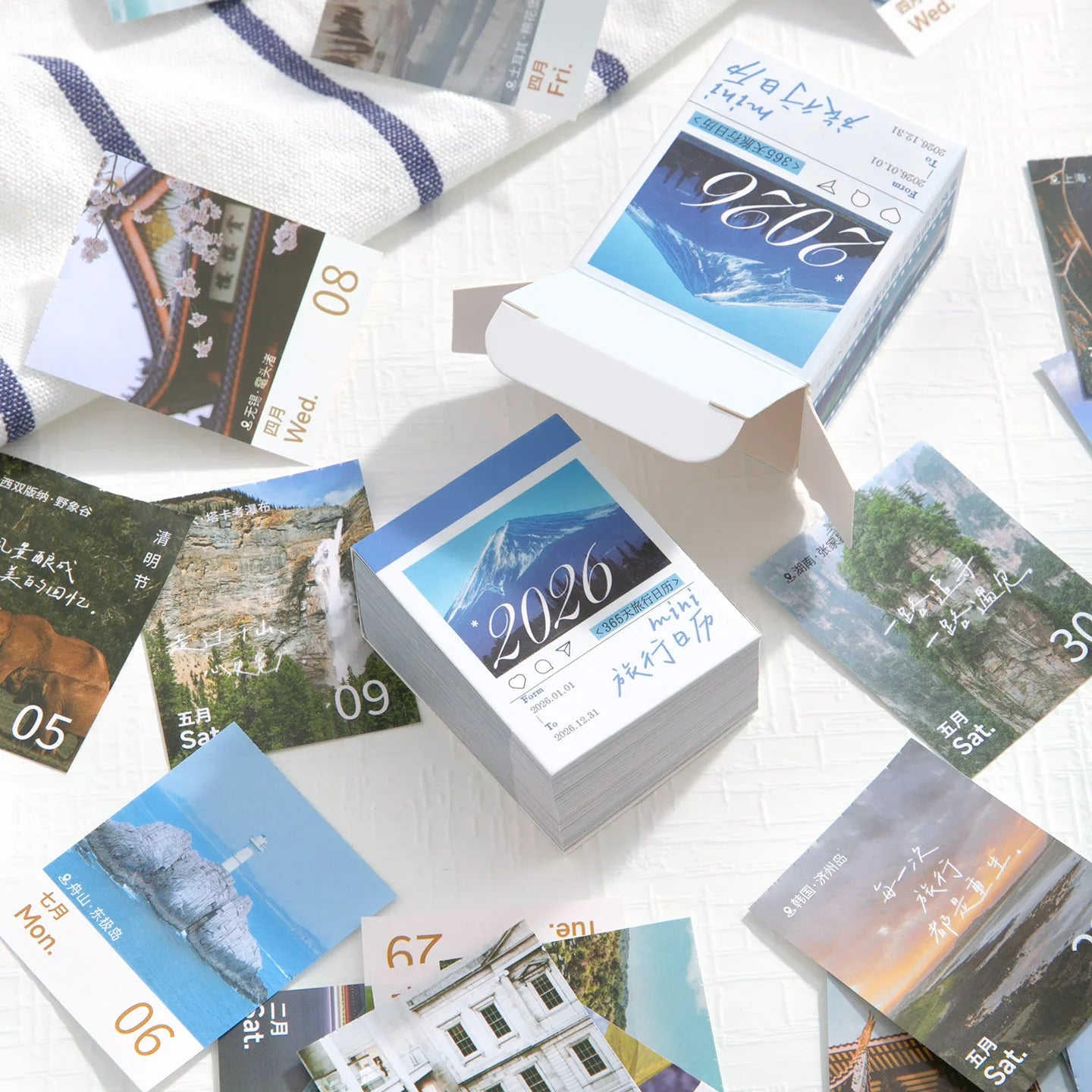 Journal GO Mini 365 Day Calendar 2026 Planner Yearly Agenda Organizer with Memo Notes for Home Office School Daily Schedule