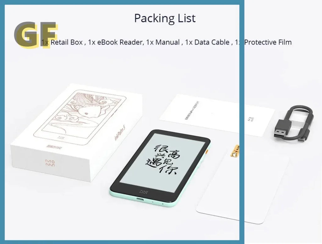 New 5 Mini 5.2Inch E-ink Ebook Ereader Ebook Reader 300PPI Screen Tablet Android 8.1 Smartphone Electronic Book