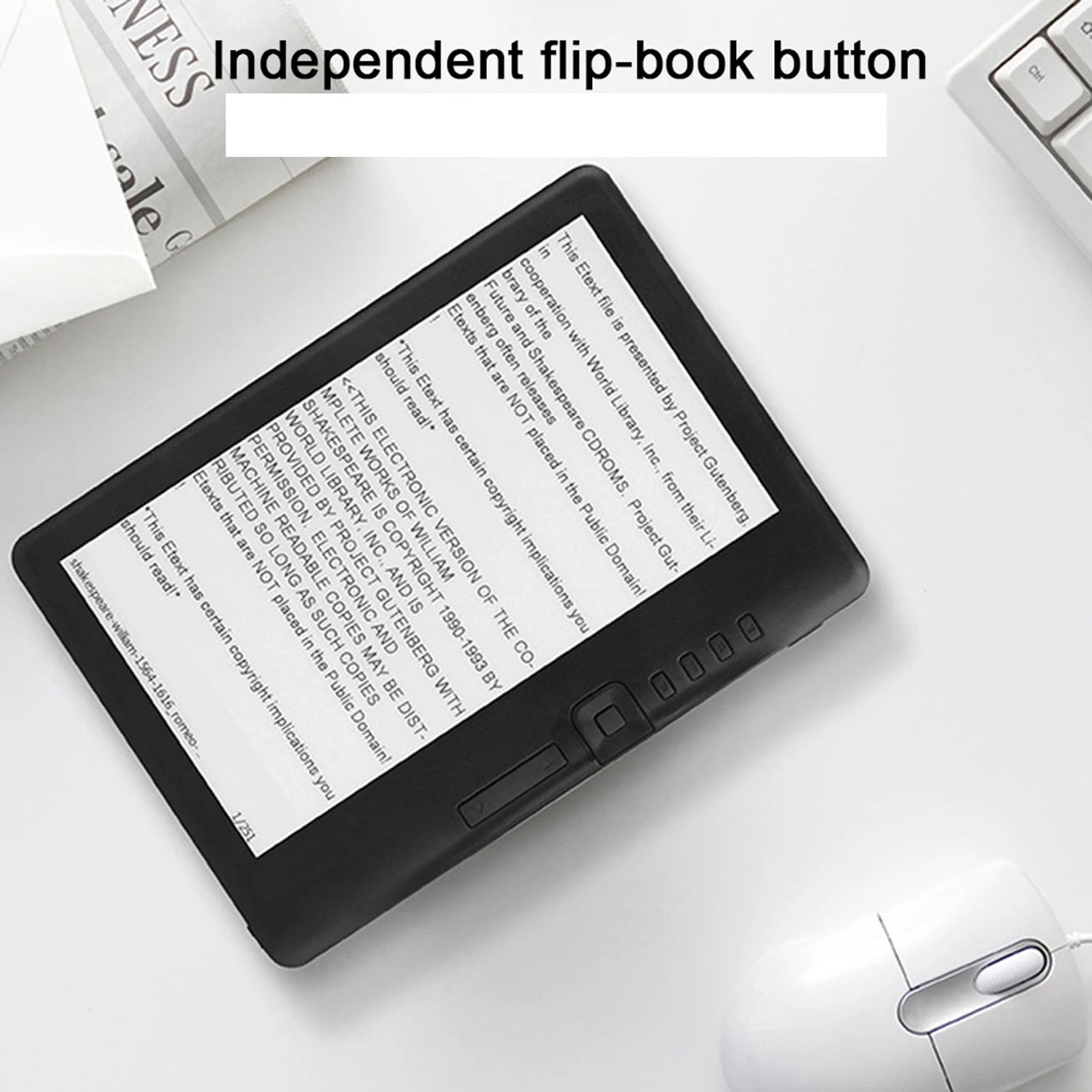BK7019 Portable 7inch Ebook Reader Colorful Screen Supports Memory Card E‑book Digital Book Read E‑book Reader E‑book Read