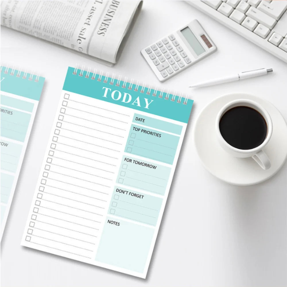 Wide To Do Planner Weekly Planning Notepad Schedules Stationery Weekly Meal Planner Pad Undated A5 Notebook Planner