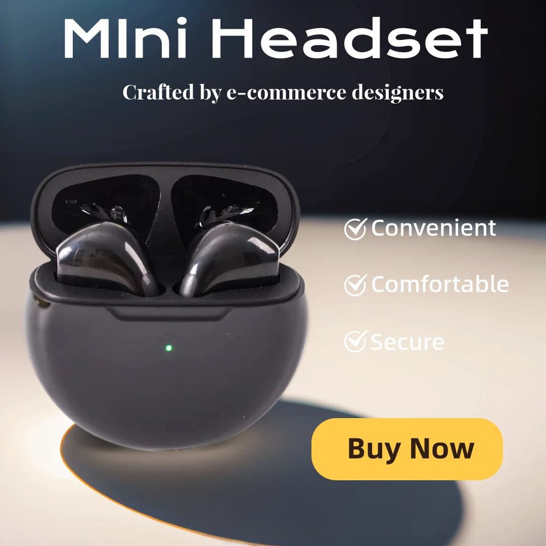 TWS Bluetooth Earphones Wireless Bluetooth Headset Noise Cancelling Earbuds with Mic Wireless Headphones