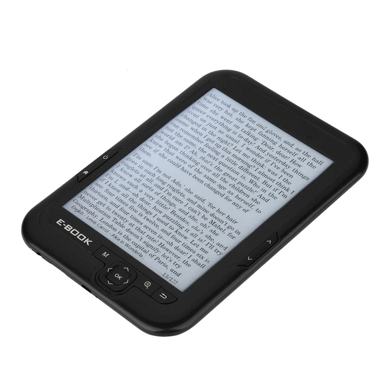 EBOOK Reader EInk 6 Inch Ereader 600 X 800 Resolution Display 300DPI Blue Cover 8GB e BOOK Reader e BOOK Reader Display