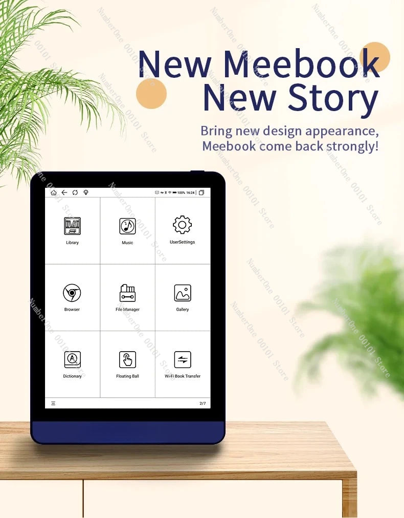 Original Meebook M6 Ereader 6" Ebook reader Ereader with Dual color frontlight 3G/32GB 8-core android 11 reader book 300 PPI