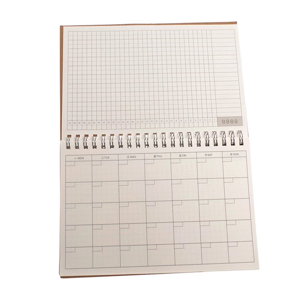 Daily Weekly Planner Notebook Spiral Agenda Daily Schedule Journal Notebooks Time To Do List Office Stationery School Supplies