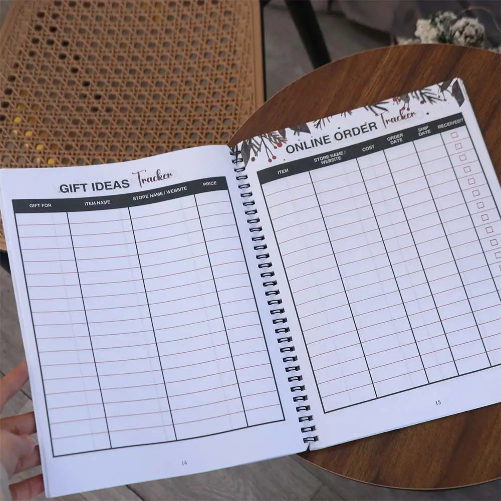 Planner Reminder Christmas Planner Notebook Efficiency Habit Tracker To Do List Notebook Journal Time Organizer