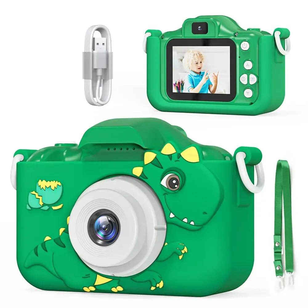 Digital Kids Cameras Toys Mini Children Camera 1080P HD 8x Zoom Dual Camera Boys Girls Birthday Gifts Outdoor Photography Toy