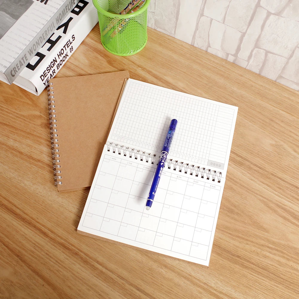 Daily Weekly Planner Notebook Spiral Agenda Daily Schedule Journal Notebooks Time To Do List Office Stationery School Supplies