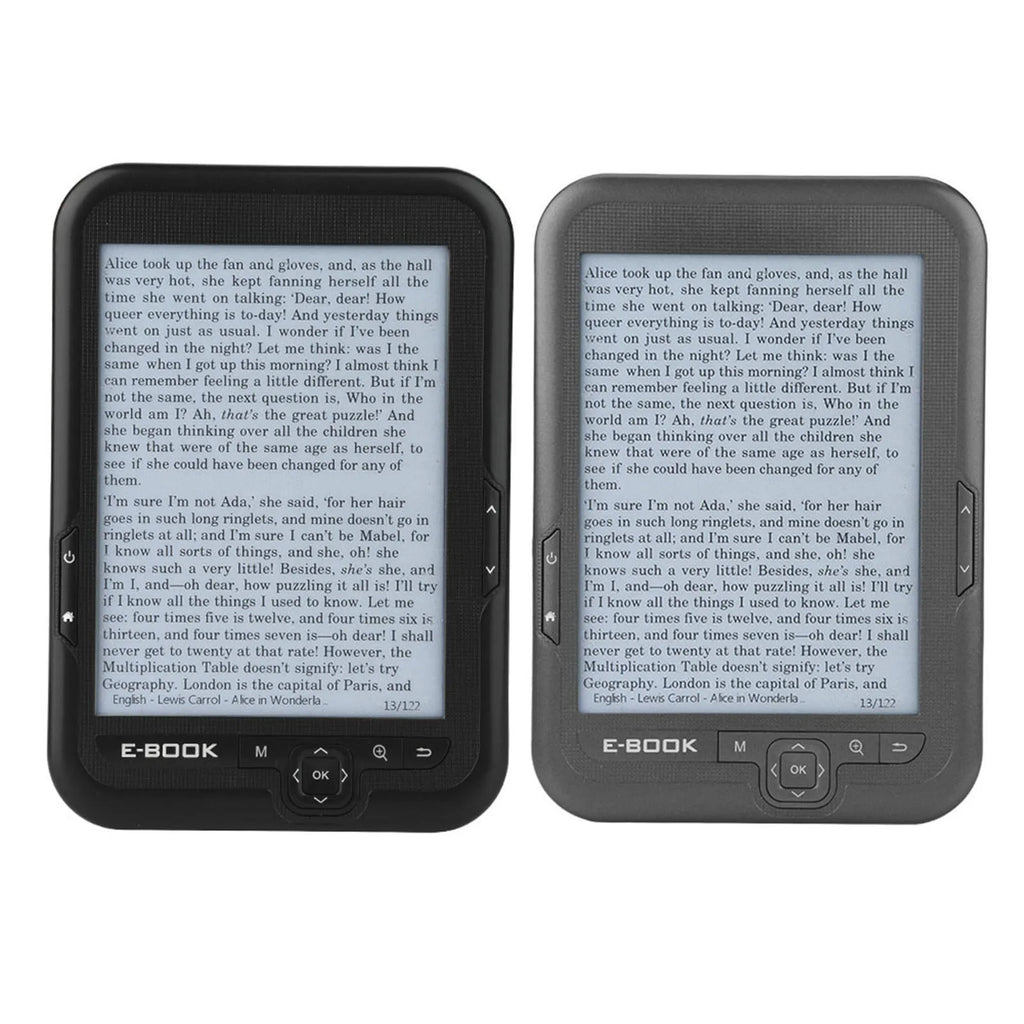 6 inch e reader e BOOK Reader e Ink EBOOK Reader EInk 6 Inch Ereader 600 X 800 Resolution Display 300DPI Blue Cover 16GB 8GB 4GB