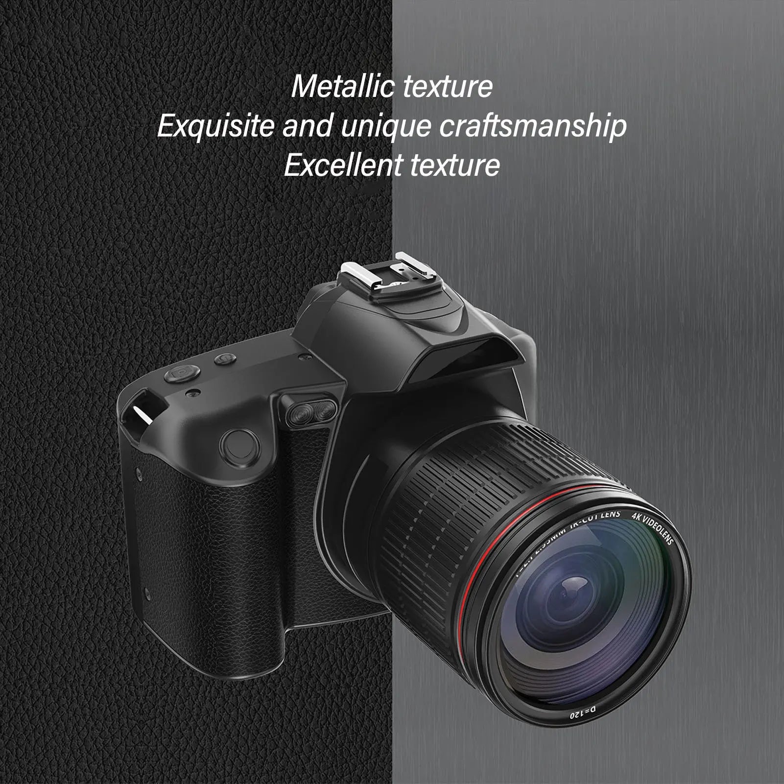 Digital Camera IR Night Vision Travel Digital Camera 3 Inch  Color Display 16X Digital Zoom WiFi HD 4K 64MP for Photography